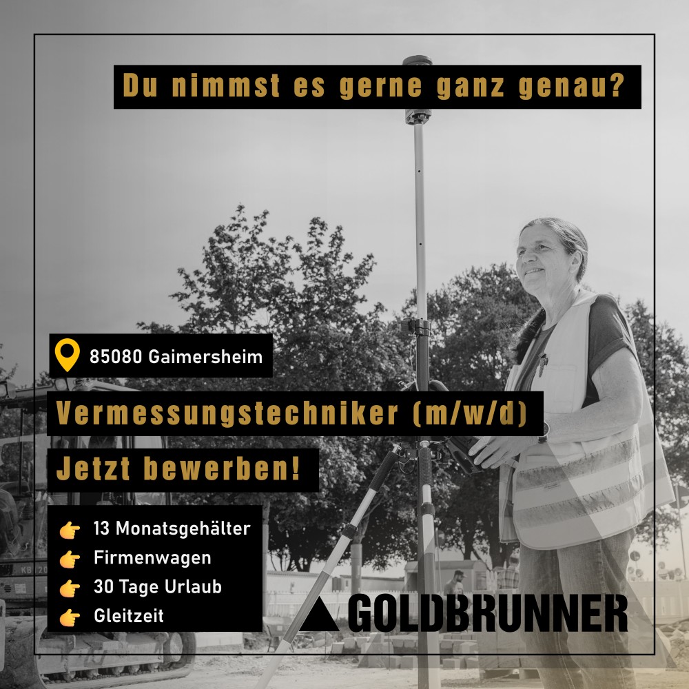 Wir suchen dich! Vermessungstechniker (m/w/d) – Jetzt bewerben